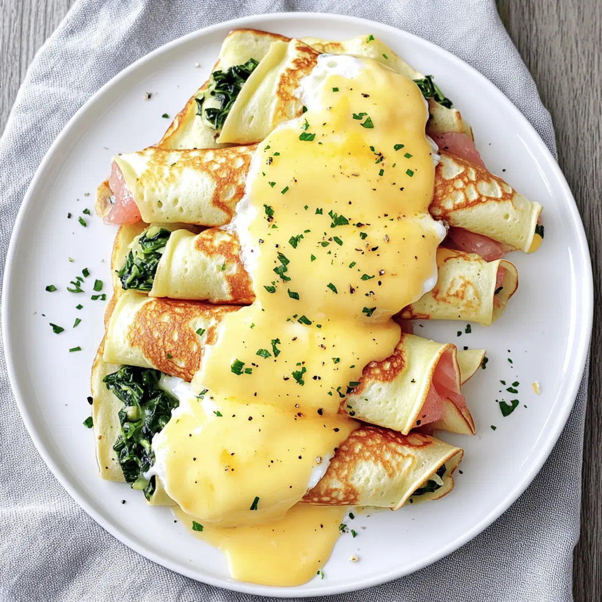 Savory Breakfast Crepes