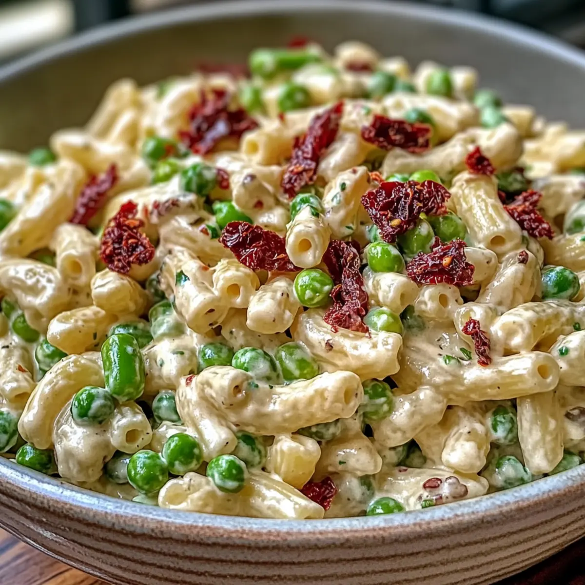 Lemon-Dijon Asparagus and Pea Macaroni Salad