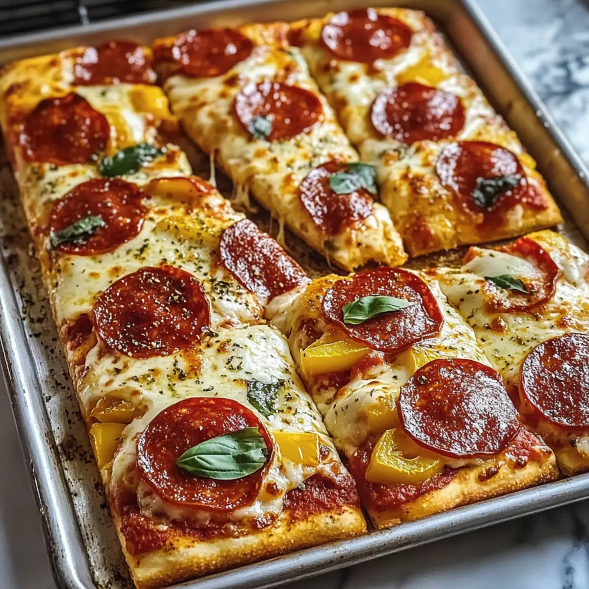 Homemade Sheet Pan Pizza