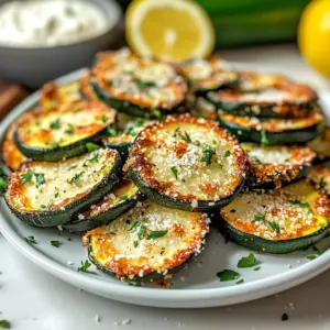 Crispy Baked Parmesan Zucchini