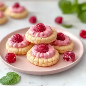 Delicious Fresh Raspberry Cream Cookies Recipe
