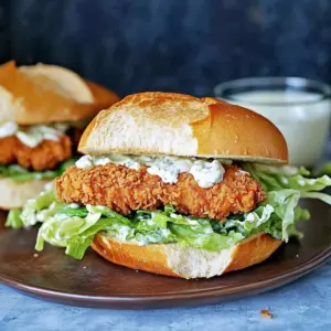 Crispy Chicken Caesar Sandwich