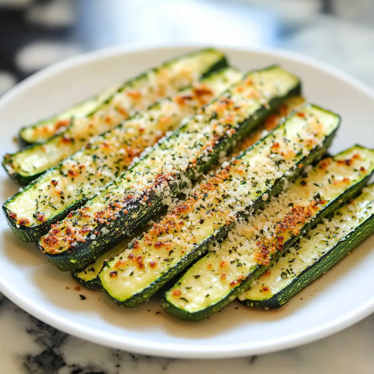 Baked Parmesan Zucchini
