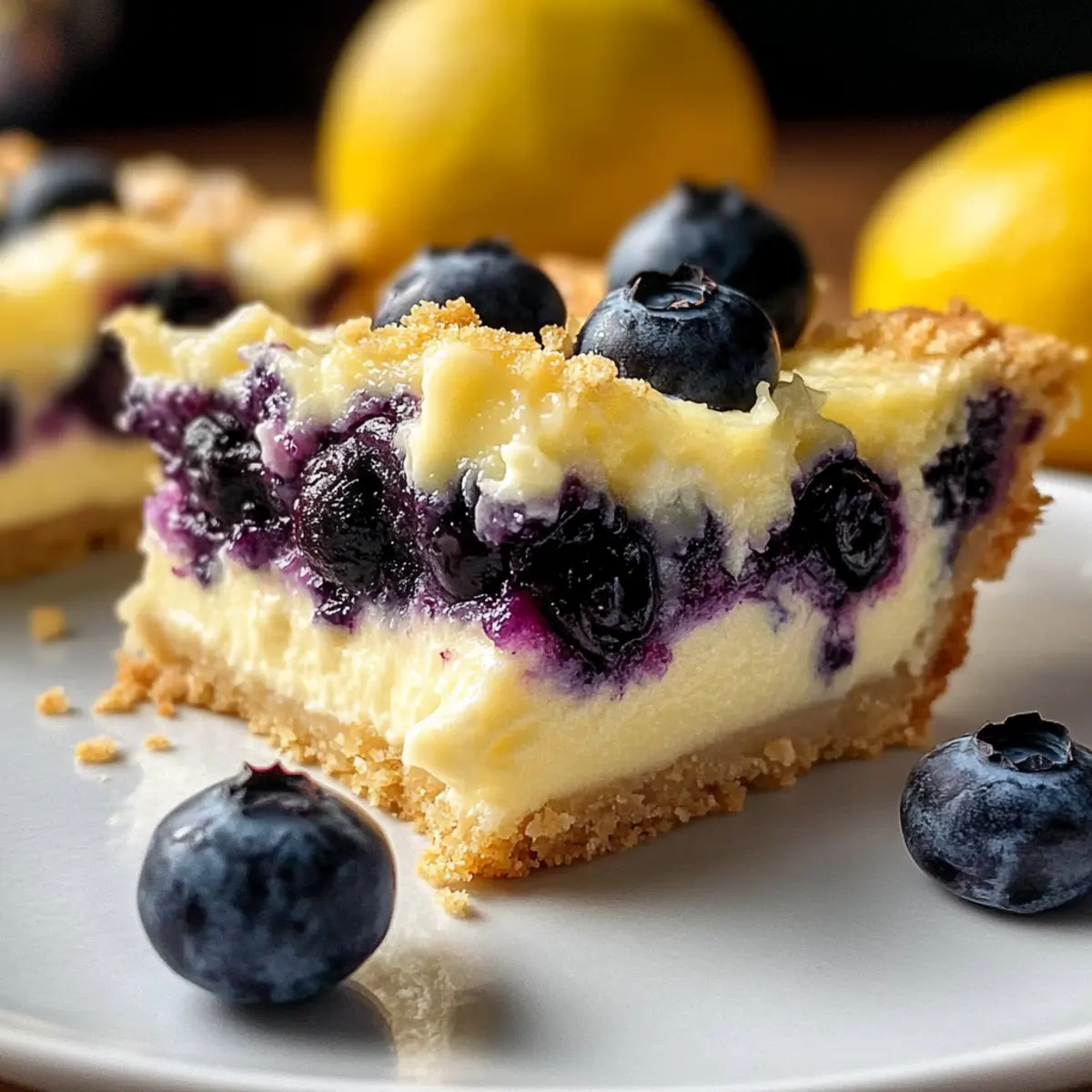 Blueberry Lemon Pie Bars