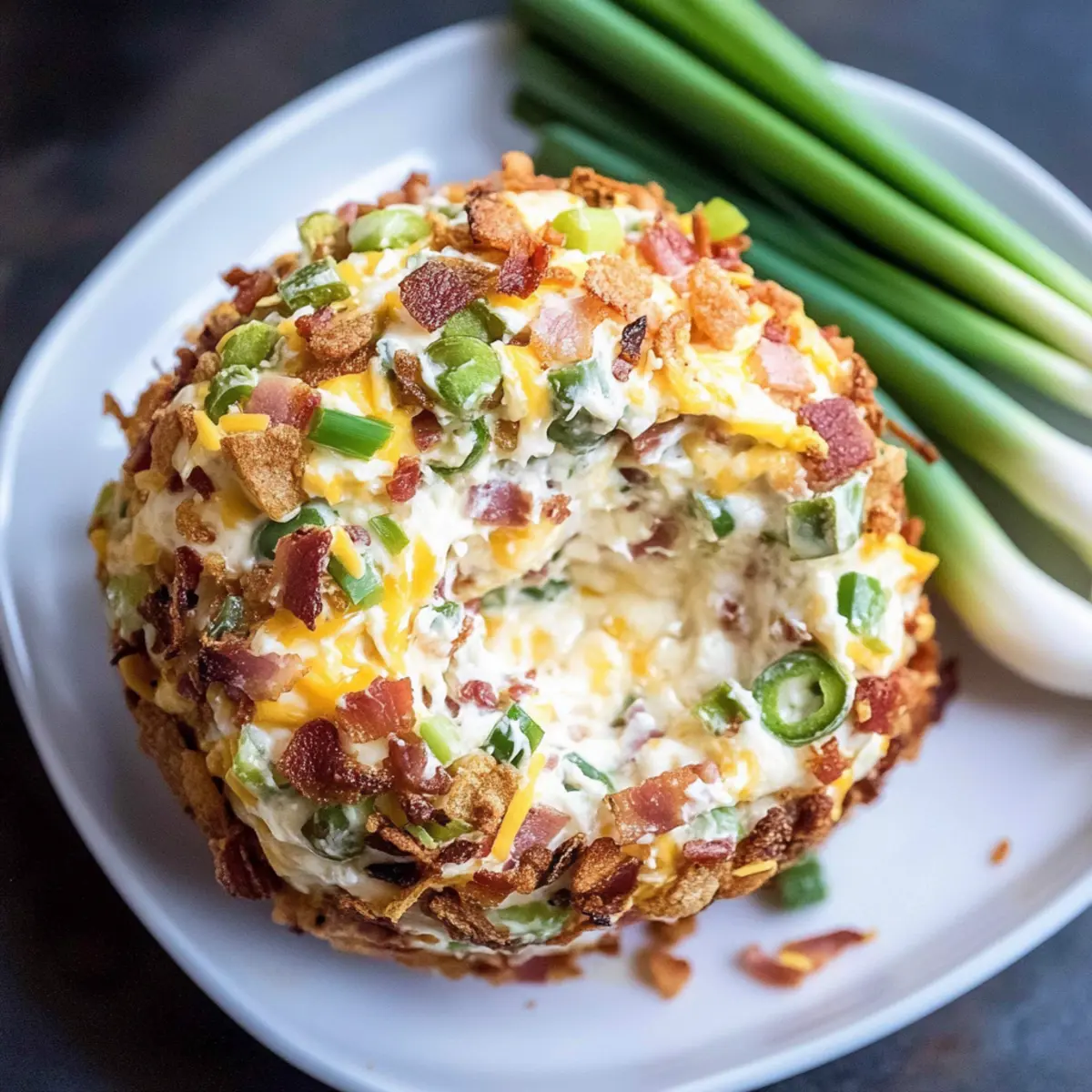 Jalapeno Popper Cheese Ball Recipe