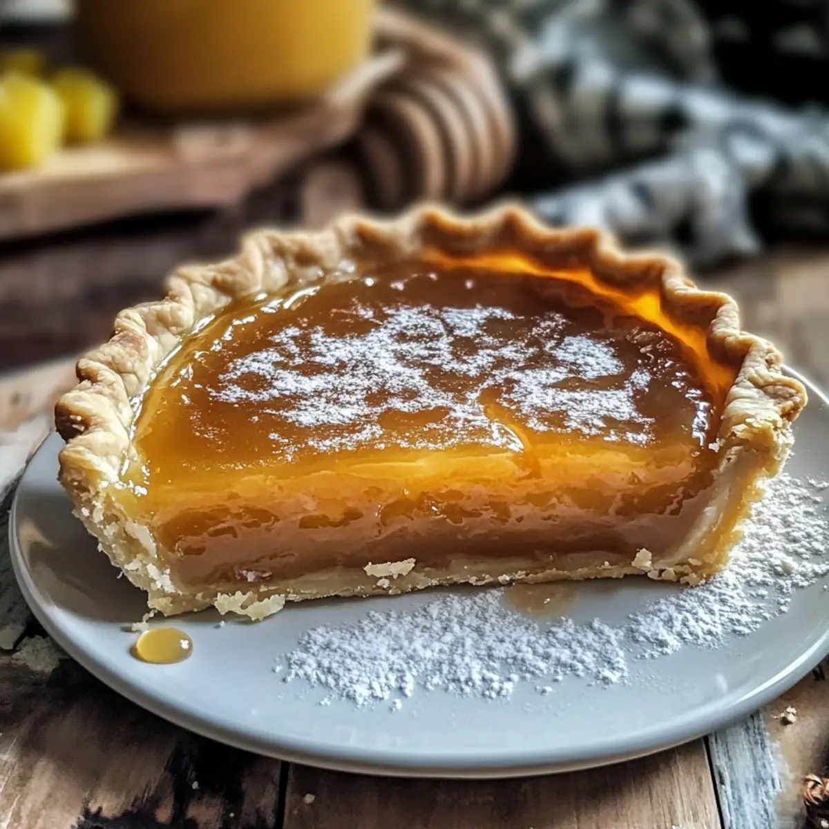 Sweet & Salty Salted Whiskey Honey Pie