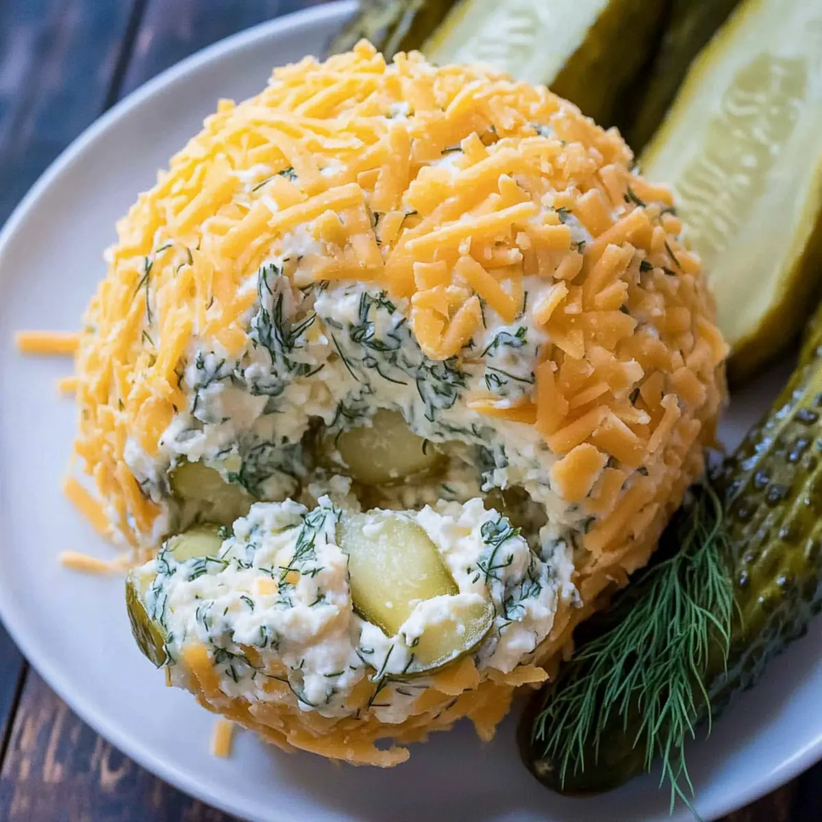 Dill Pickle Cheese Ball Recipe