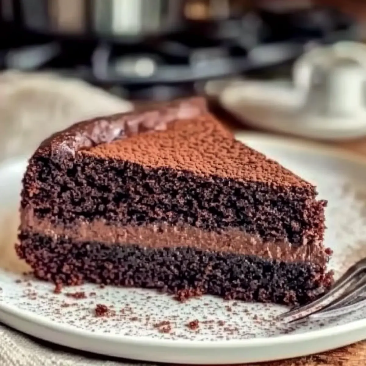 Chocolate Almond Yogurt Cake