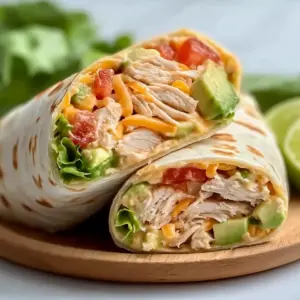 Crunchy Southwestern Chicken Wrap