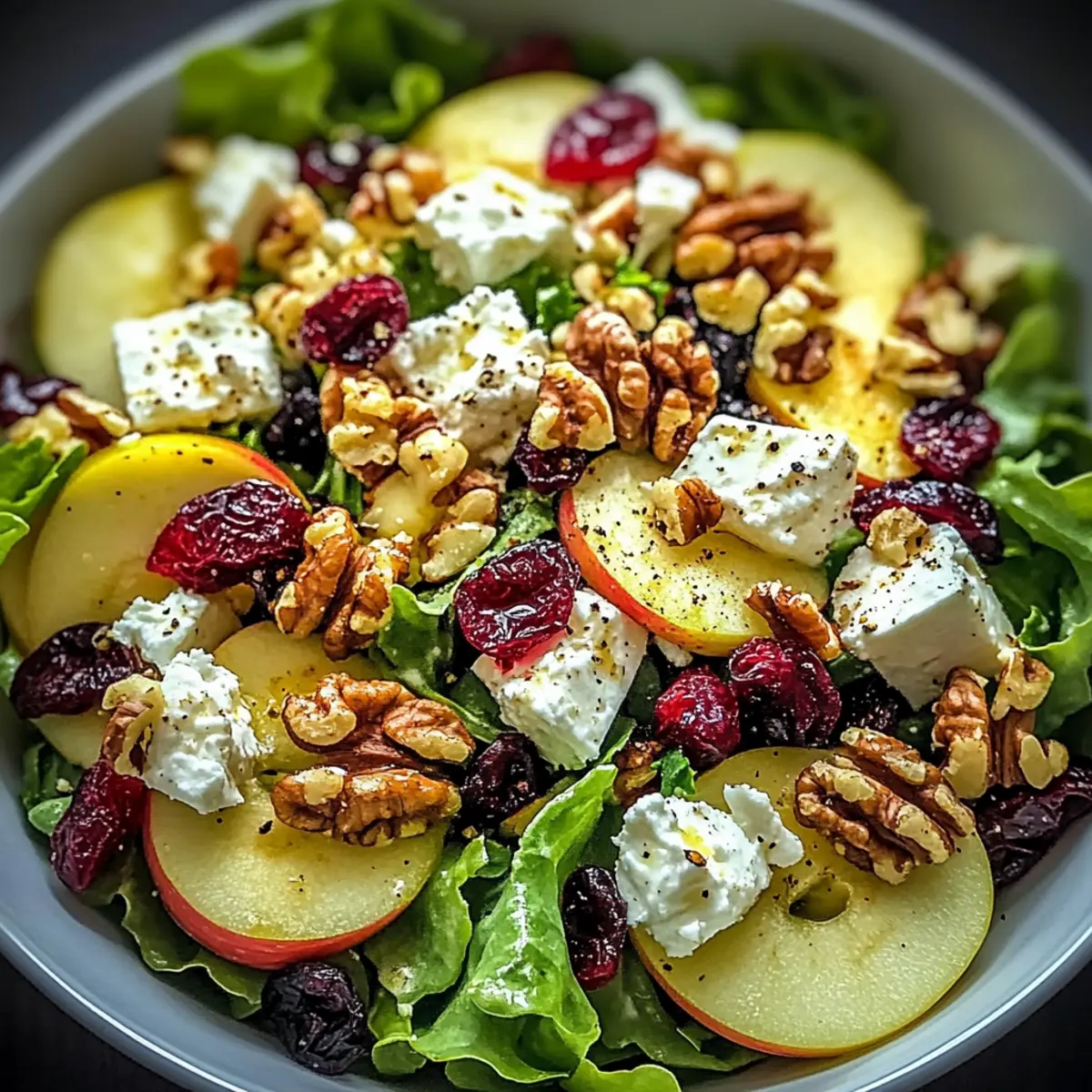 Honeycrisp Apple Feta Salad