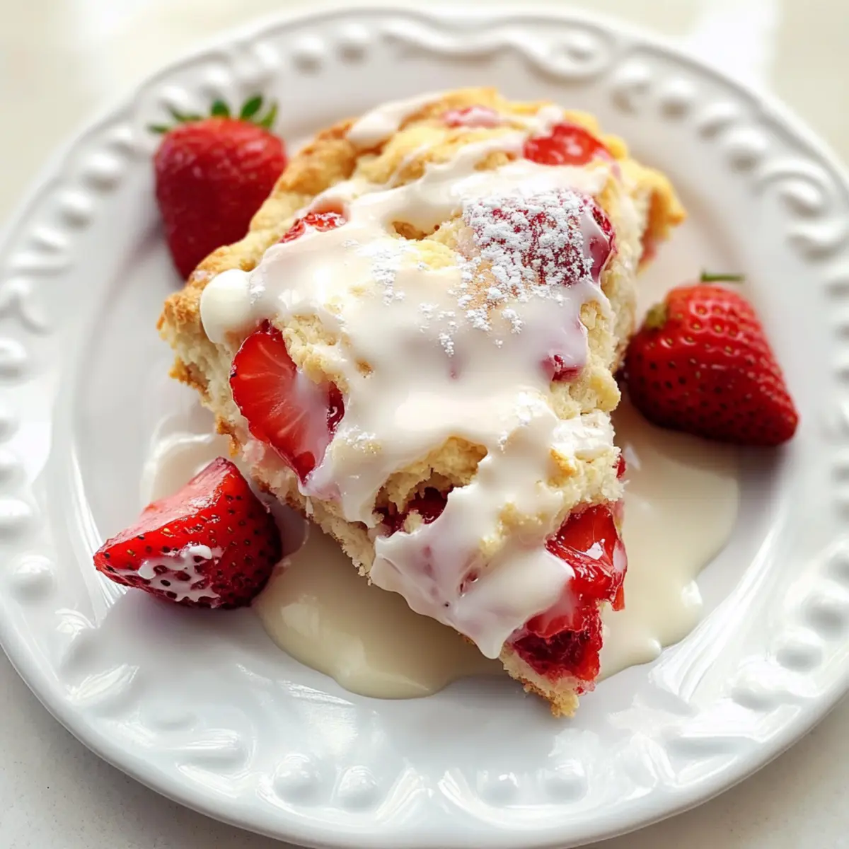 Strawberries and Cream Scones