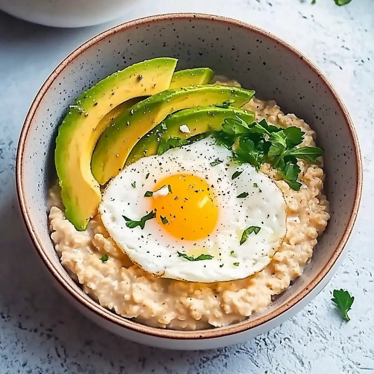 Savory Avocado Oatmeal