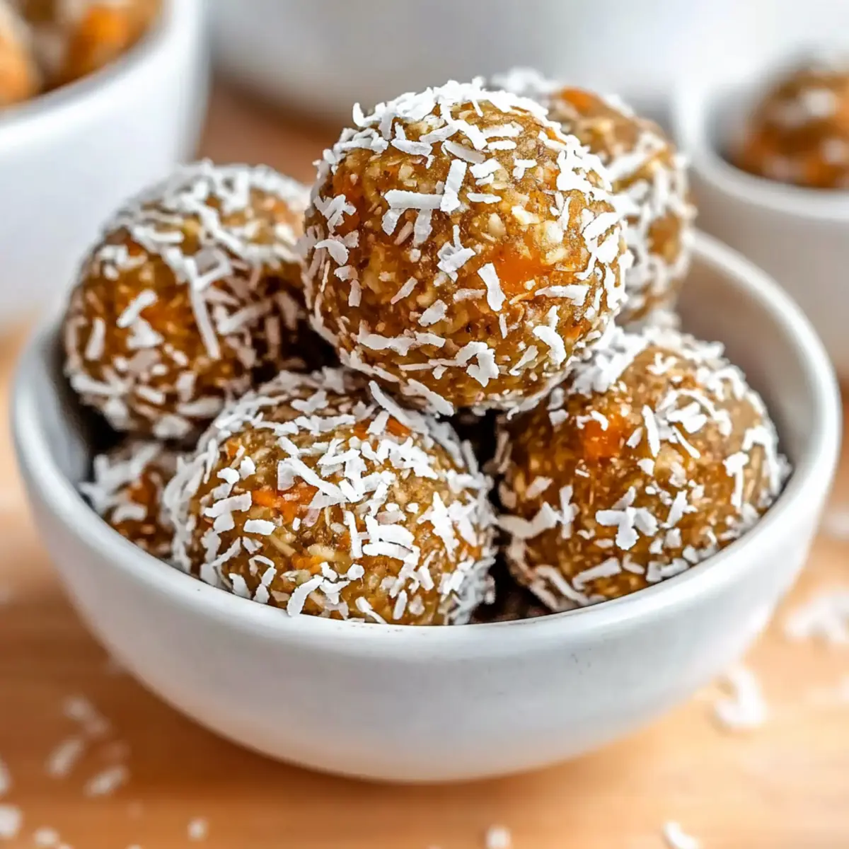 No-Bake Easter Carrot Cake Energy Balls