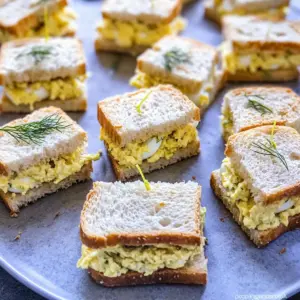 Mini Egg Salad Sandwiches