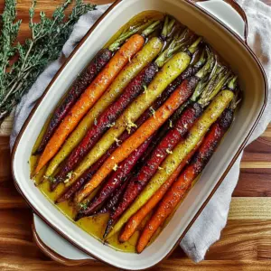 Roasted Rainbow Carrots