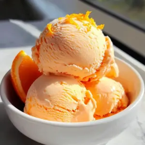 Orange Ice Cream