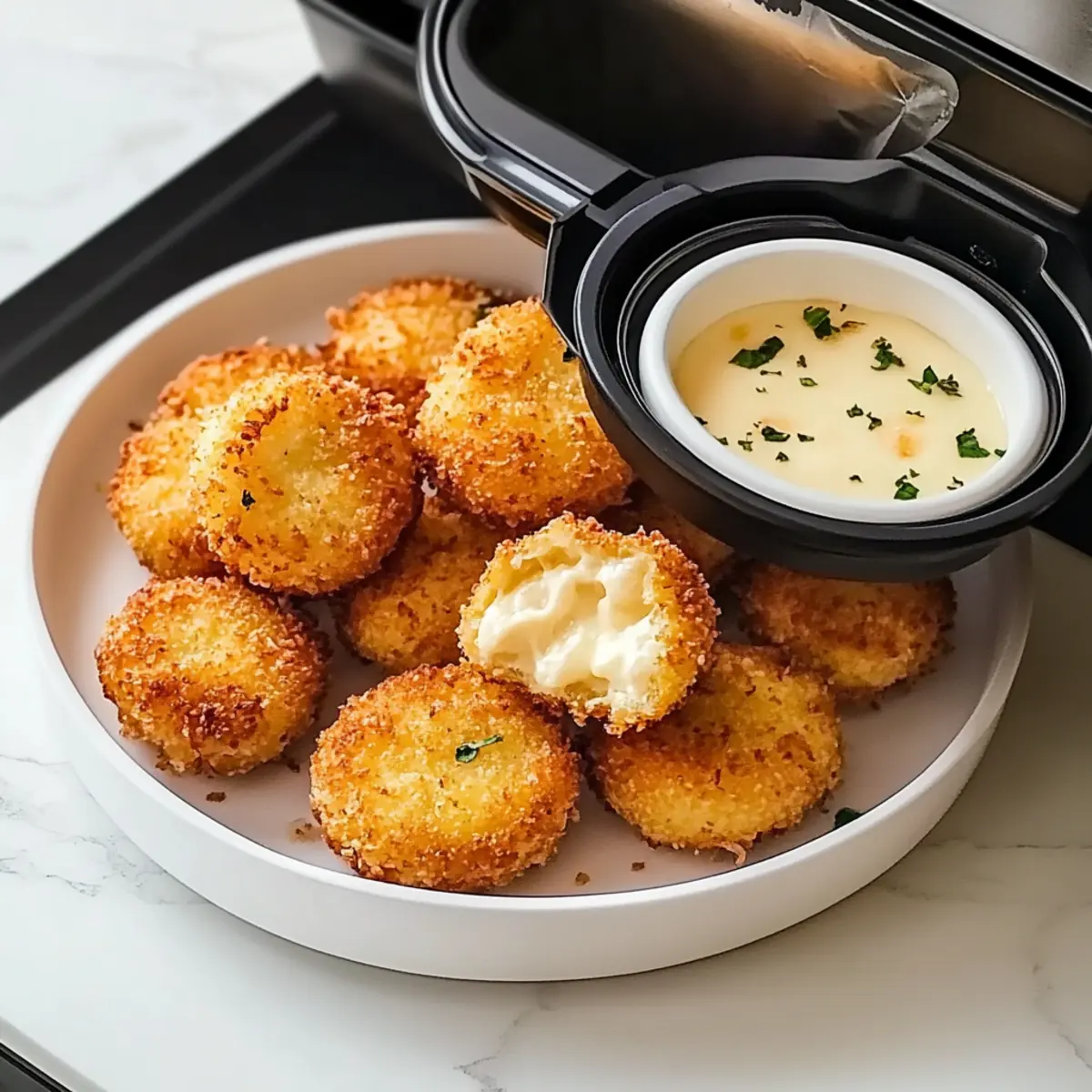 Air Fried Babybel Cheese