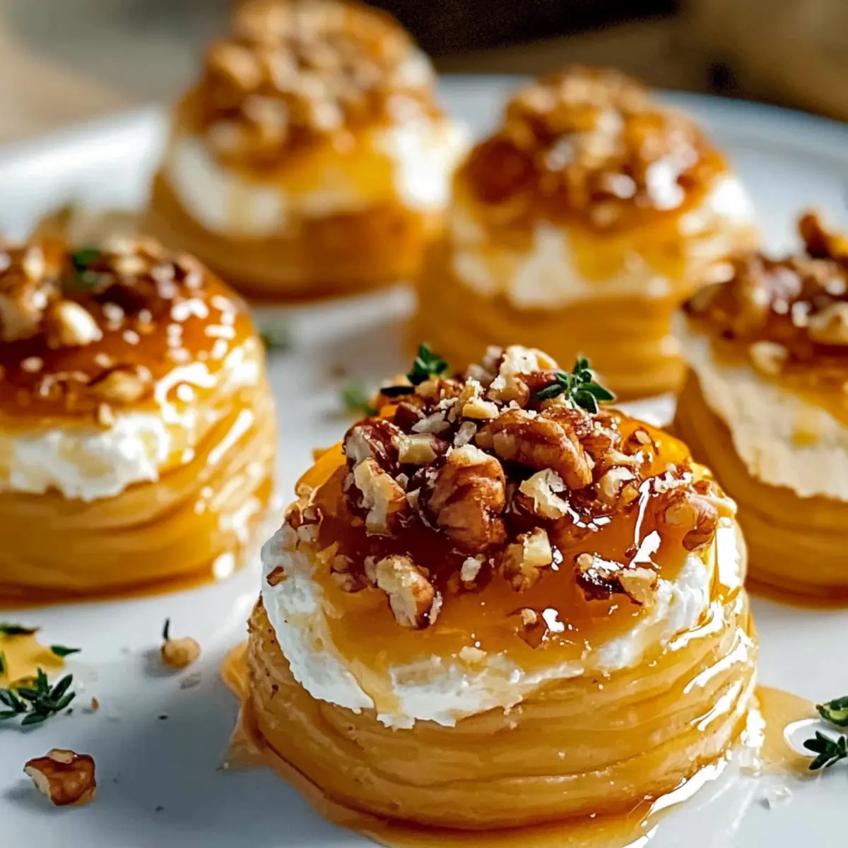 Goat Cheese and Honey Bites