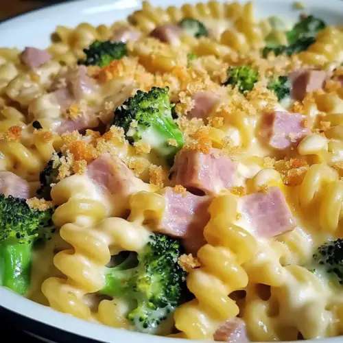 Ham and Broccoli Pasta Casserole