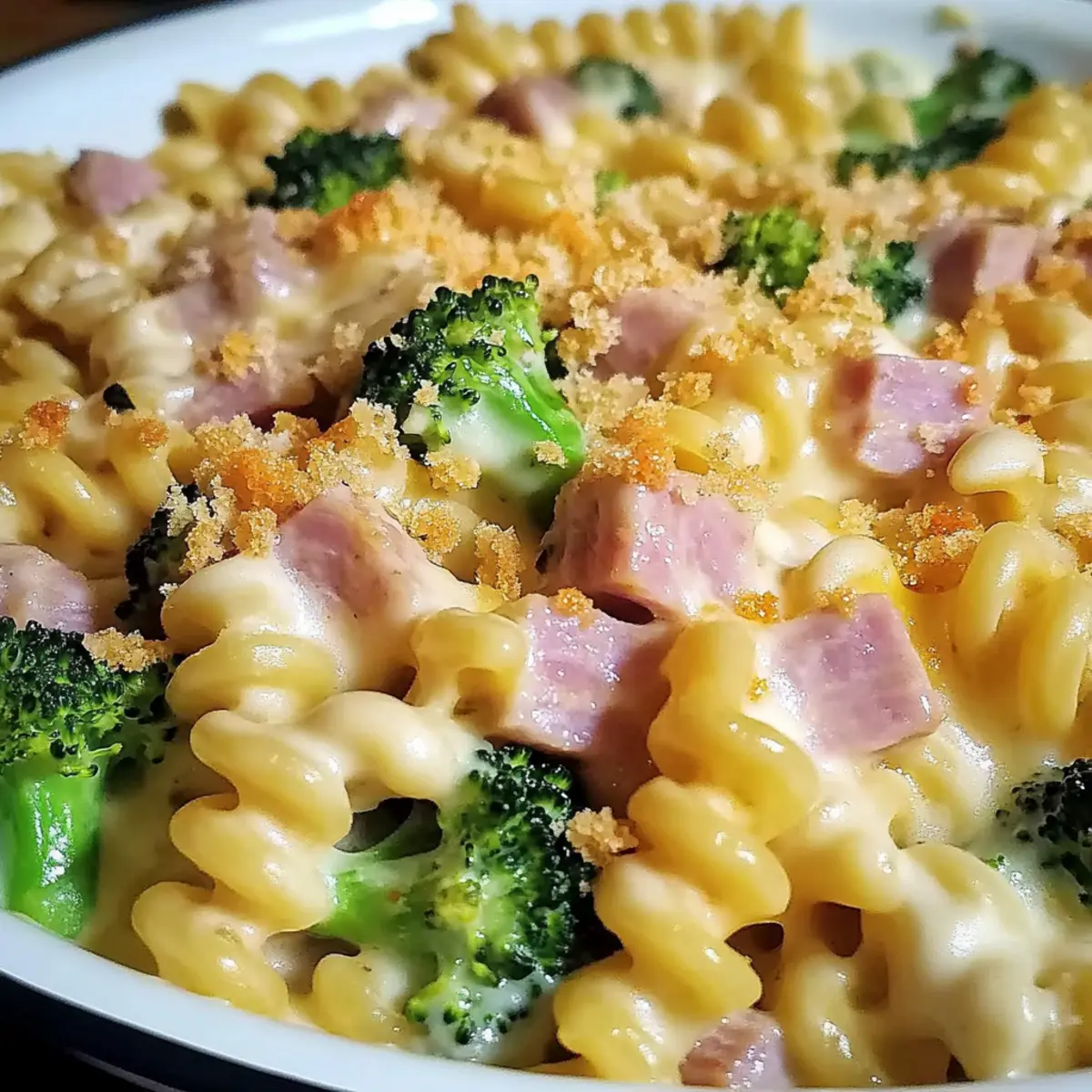 Ham and Broccoli Pasta Casserole
