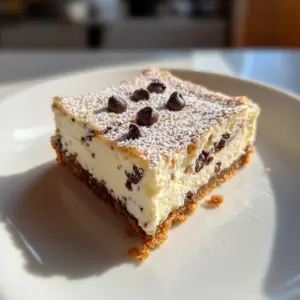 Cannoli Cheesecake Bars