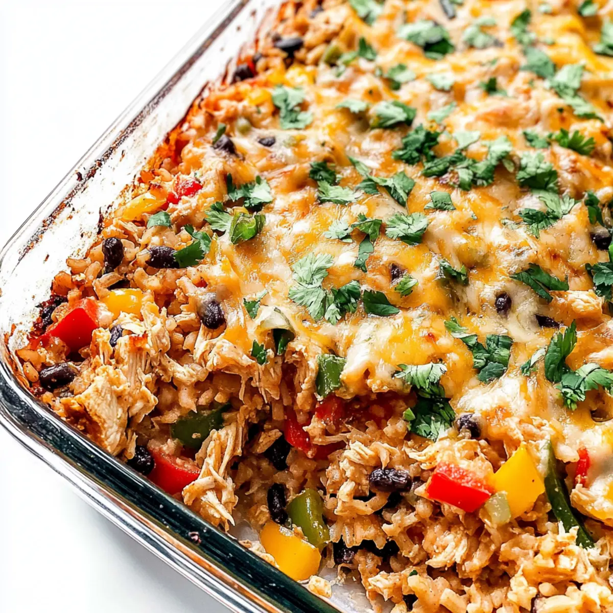 Chicken Burrito Casserole