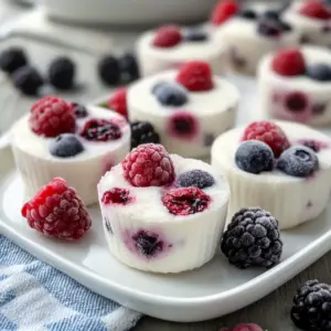Frozen Yogurt Berry Bites