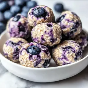 Blueberry Cheesecake Protein Bites