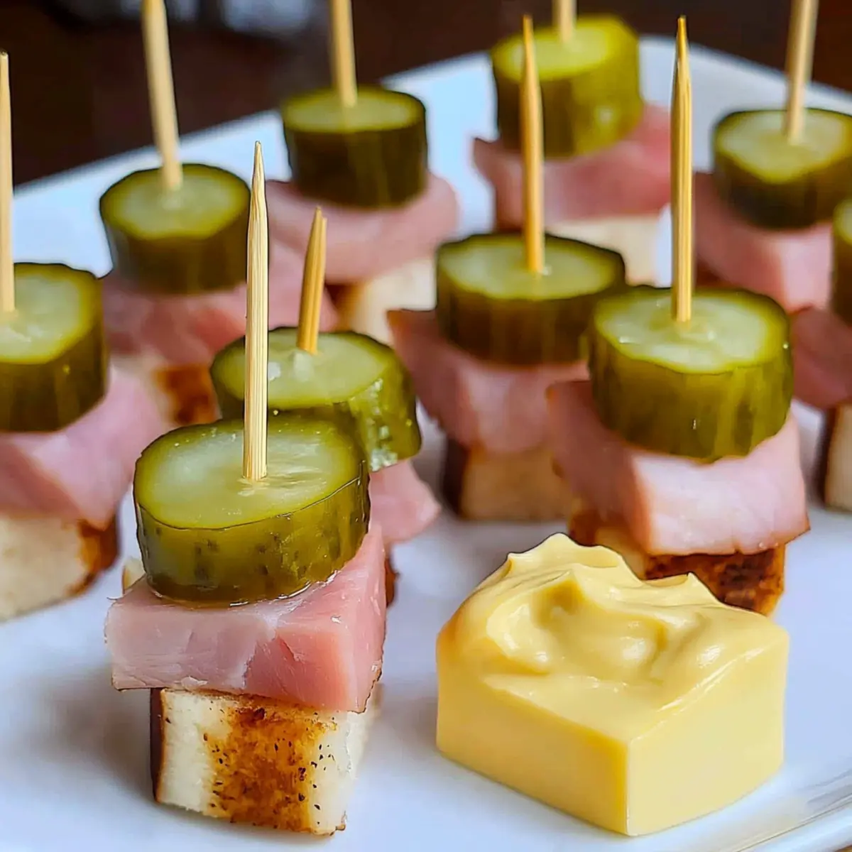 Low Carb Cuban Sandwich Skewers