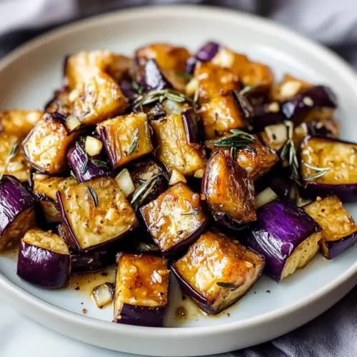 Garlic Roasted Eggplant