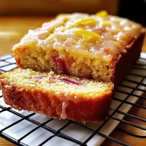 Lemon Rhubarb Sunshine Loaf