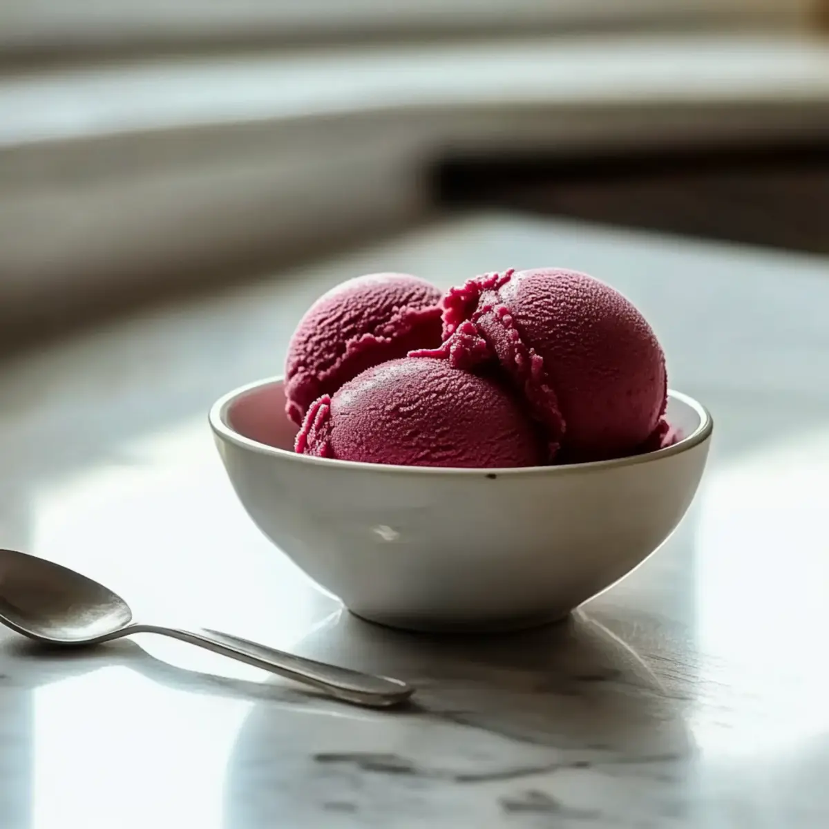 Healthy Cherry Sorbet