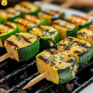 Garlic Butter Zucchini Skewers