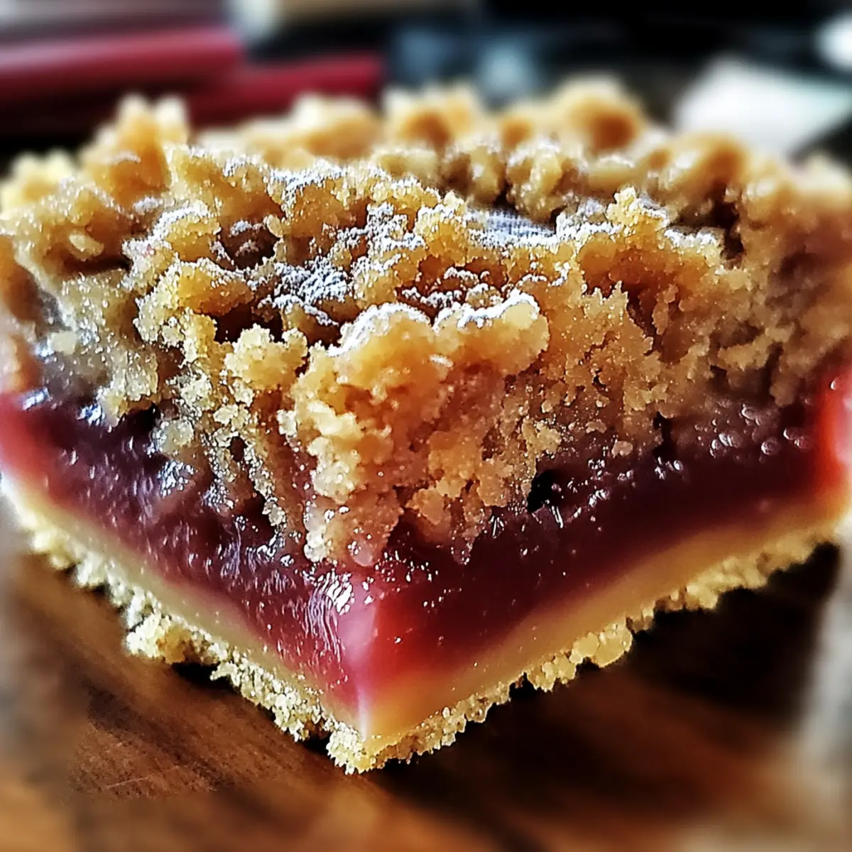 Tangy Rhubarb Bliss Bars