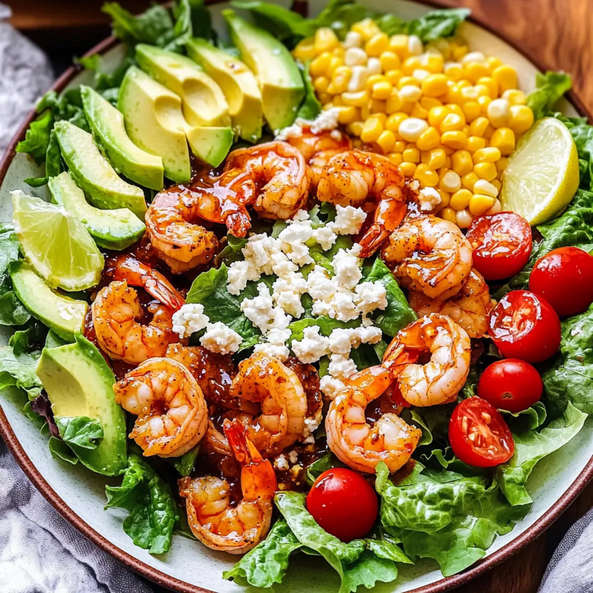 Honey Lime Shrimp Salad