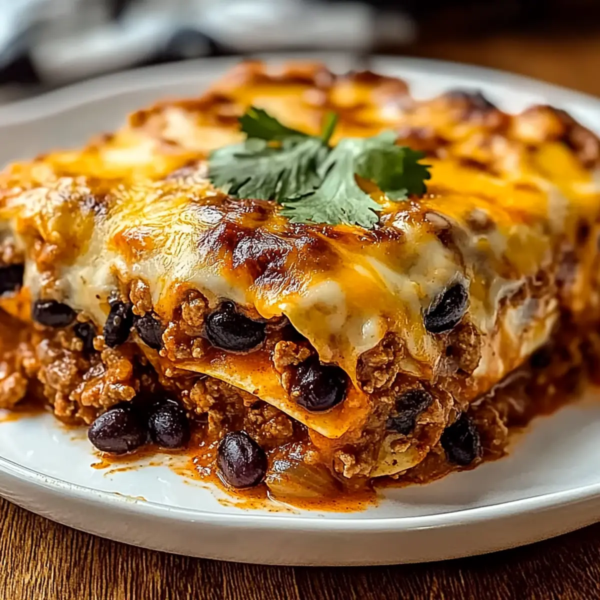 Beef Enchilada Casserole