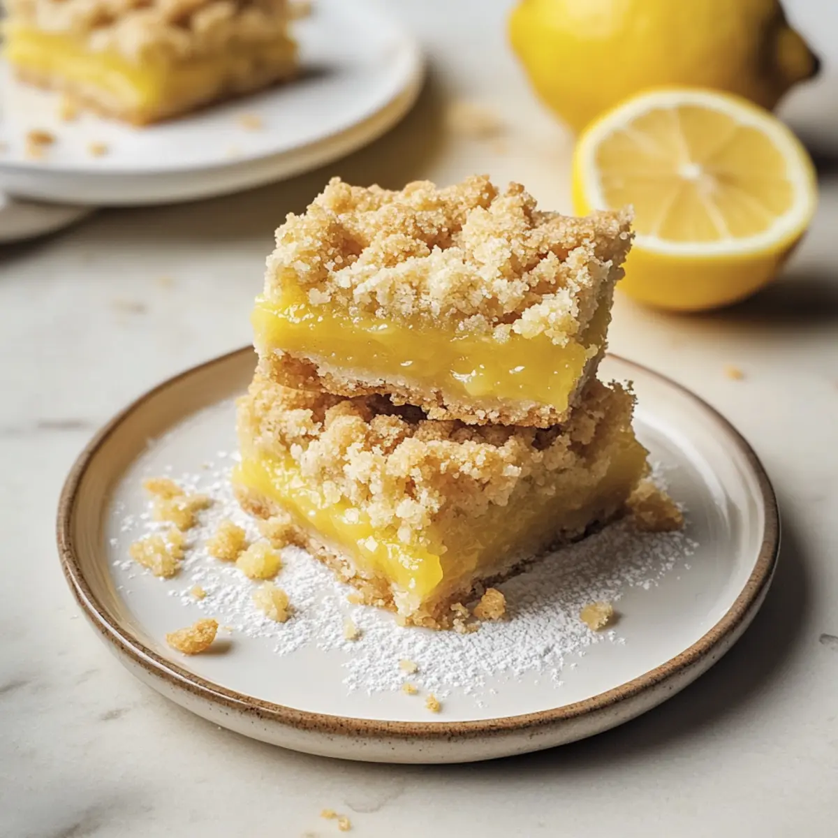 Lemon Crumb Bars