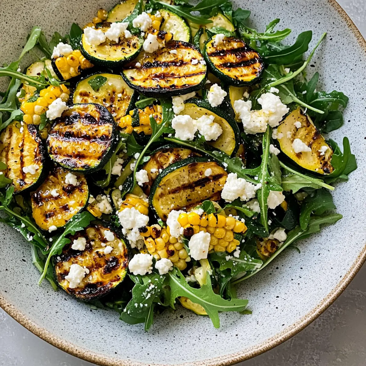 Corn And Grilled Zucchini Salad