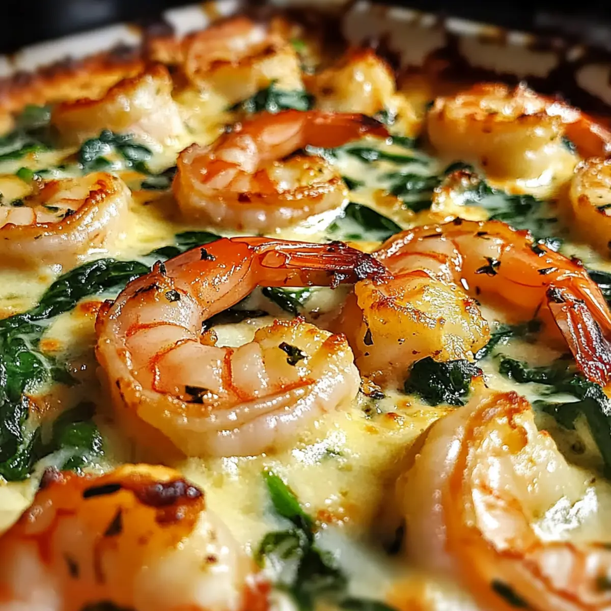 Low-Carb Shrimp Tuscan Bake