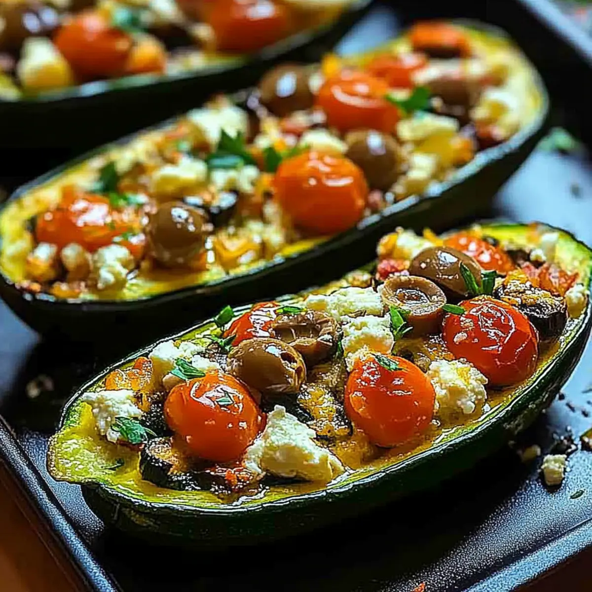 Mediterranean Stuffed Zucchini Recipe