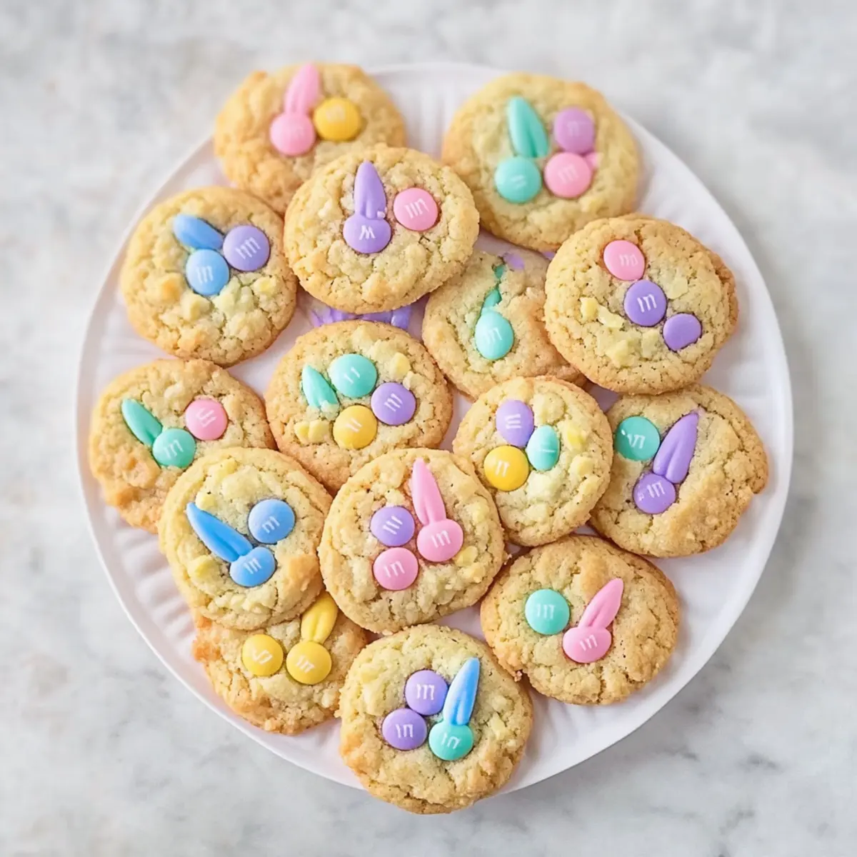 M&M Bunny Cookies