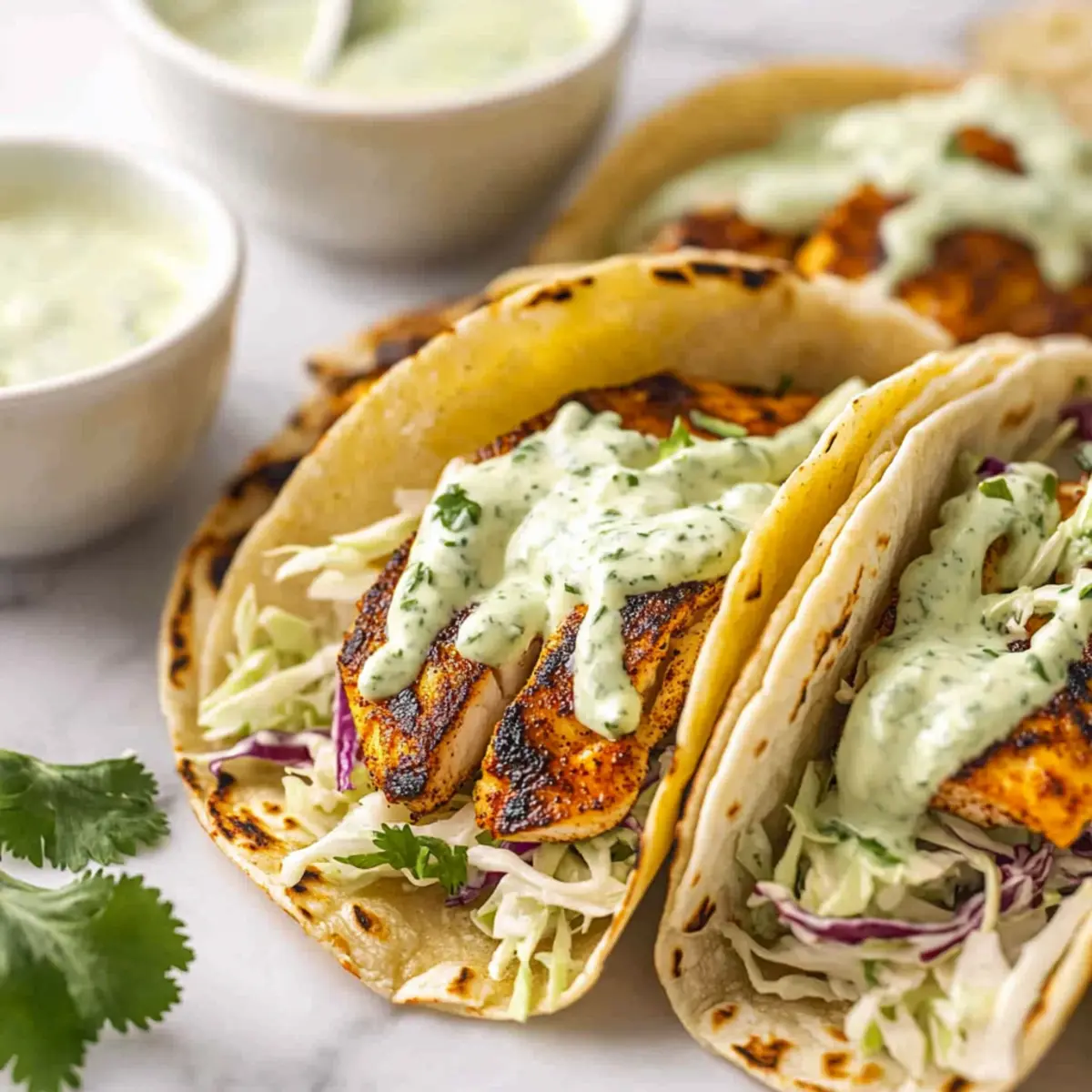 Blackened Mahi Mahi Tacos