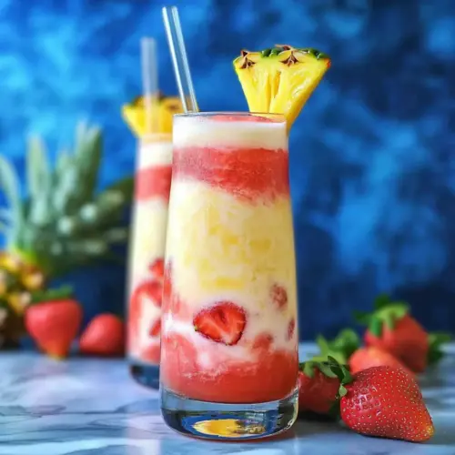 Virgin Strawberry Pina Colada
