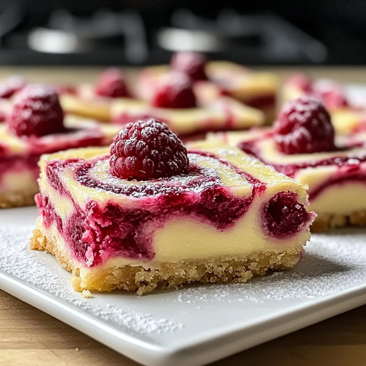 Lemon Raspberry Swirl Bars