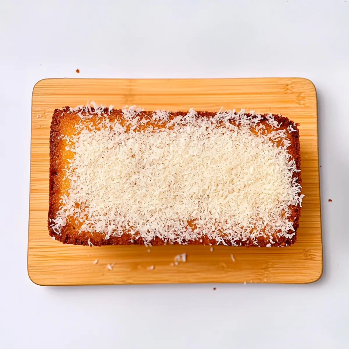 Paula Deen–inspired coconut loaf cake