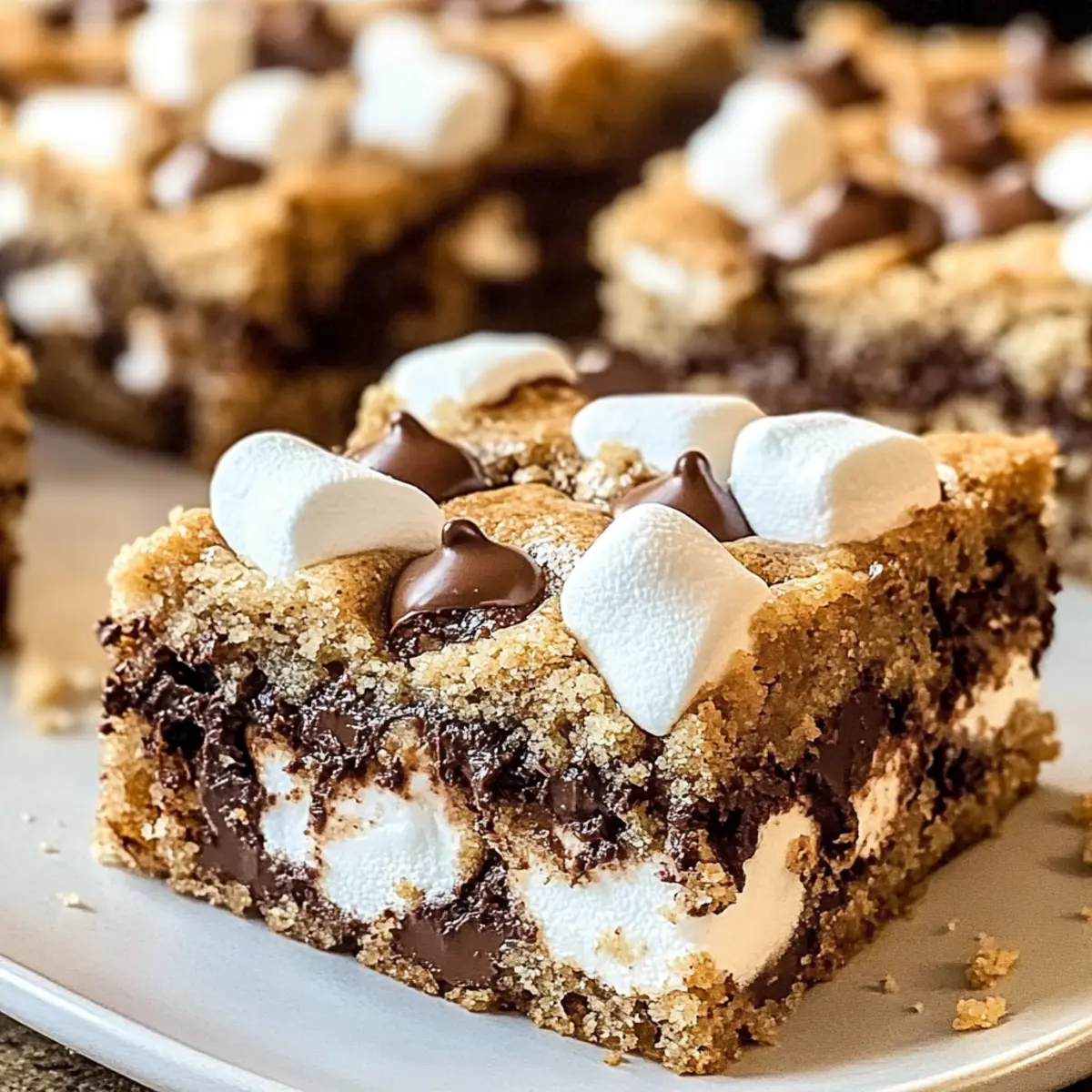 S’mores Cookie Bars
