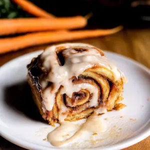 Carrot Cake Cinnamon Rolls