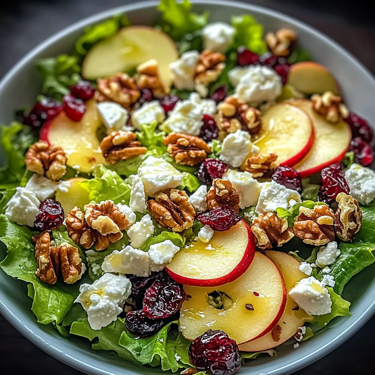 Vibrant Honeycrisp Apple Feta Salad