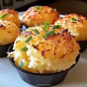 Cheesy Mashed Potato Puffs