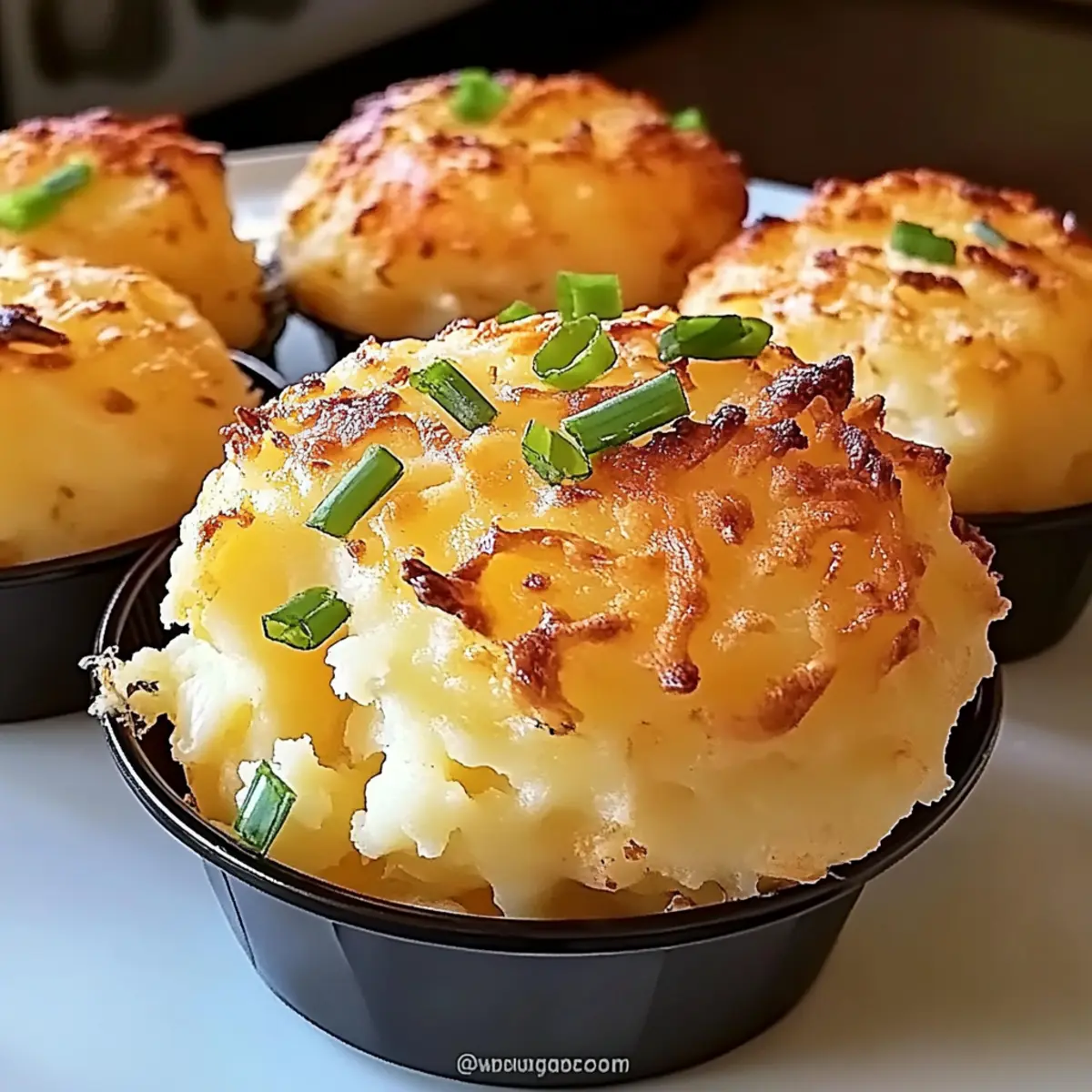 Cheesy Mashed Potato Puffs